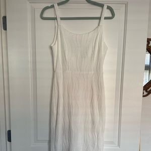 NWT Rihoas white midi dress